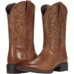 ARIAT BMVY9 Womens Cattle Drive Western Boot Dusty Brown 9