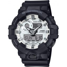G-Shock Casio GA-700 Series Analog-Digital High Contrast Black and Brilliant White Watch - GA700WD-1A