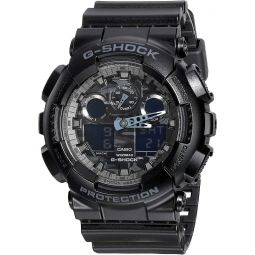 G-Shock GA-100CF-1ACR Black/Camo Dial One Size