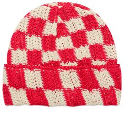 Sundays Check Beanie CHECK-BEANIE-RED