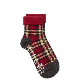 RoToTo Check Comfy Room Sock R1625-DRB