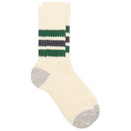 RoToTo Coarse Ribbed Old School Crew Socks RTT-R1255-GRC