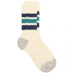 RoToTo Coarse Ribbed Old School Crew Sock RTT-R1255-NBN