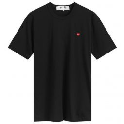 Comme des Garcons Play Small Red Heart T Shirt AX-T304-051-1