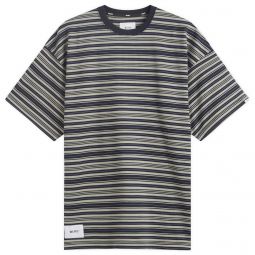 WTAPS Stripe T Shirt 251ATDT-CSM22-GRY