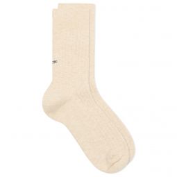 RoToTo Organic Cotton Slub Crew Sock R1634-ECR