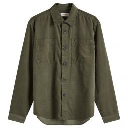 Oliver Spencer Treviscoe Corduroy Shirt OSMS171A-MER01GR