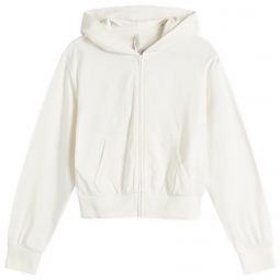 SKIMS Cotton Jersey Zip Up Slim Hoodie ZU-ZUP-8235W-MARBLE