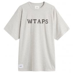 WTAPS Academy Logo T Shirt 251ATDT-CSM19-GRY