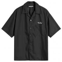 Neighborhood Solid Hawaiian Shirt 251TSNH-SHM07-BLK