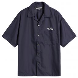 Neighborhood Solid Hawaiian Shirt 251TSNH-SHM07-NVY