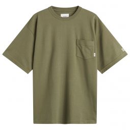 WTAPS Sleeve Logo Pocket T Shirt 251ATDT-CSM32-OLV