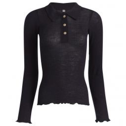 Baserange Dual Long Sleeve Wool Polo Top TTDLS-WR-WI25
