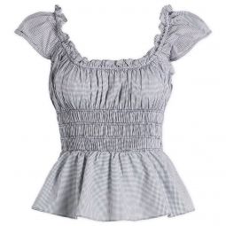 Faithfull The Brand Janne Gingham Top FF4264-HGV