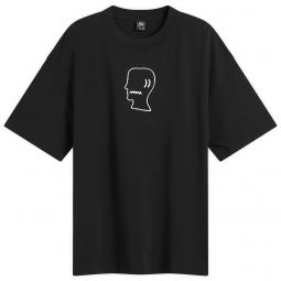 Brain Dead Logo Head T Shirt BDF24T000045-BLK