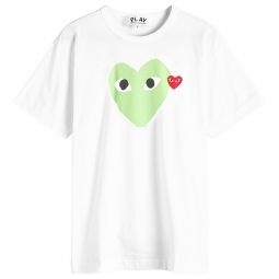 Comme des Garcons Play Red Heart Colour Heart T Shirt AX-T106-051-3