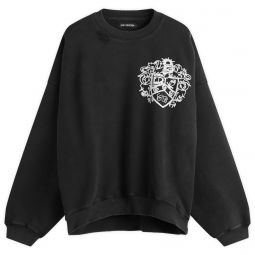 Cole Buxton Collegiate Crest Sweatshirt SS25CRESTSWEAT270-001