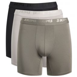 SKIMS Stretch 3 Pack Boxer Brief 5 Inch BO-BBR-5630M-GML