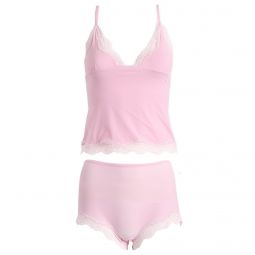 SKIMS Fits Everybody Lace Cami   Boyshort Set ST-SET-9793W-BGT