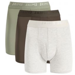 SKIMS Stretch Boxer Brief 5    3 Pack BO-BBR-5630M-LRM