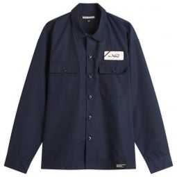 Neighborhood Classic Long Sleeve Work Shirt 1 251TSNH-SHM01-NVY