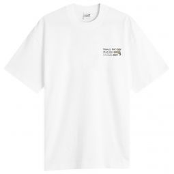Polar Skate Co  Ray Gun T Shirt PSC-F25-32-WHT