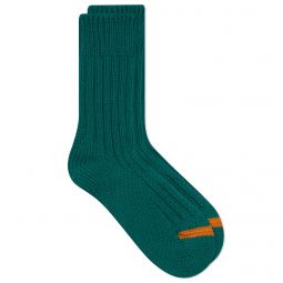Rototo Chunky Ribbed Crew Sock R1523-GRN