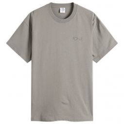 Polar Skate Co  Stroke Logo Contrast T Shirt PSC-SU25-14-GRY