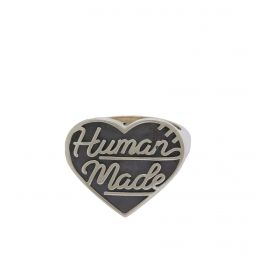 Human Made Heart Silver Ring HM28GD066-BK