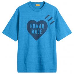 Human Made Garment Dyed Heart T Shirt HM29CS033-BLU