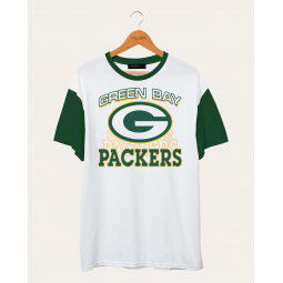 nfl green bay packers colorblock tee