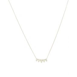 14k 0.80 ct. tw. lab-grown diamond necklace