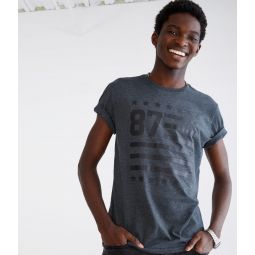 mens 87 flag graphic tee
