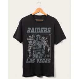 raiders star wars boba fett showdown fan tee
