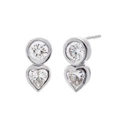 adina eden 14k lab-grown diamond earrings