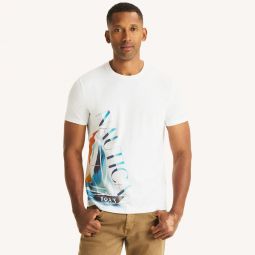 mens foil 1983 sailing graphic t-shirt