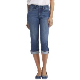 petite marilyn blue ridge crop jean