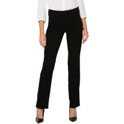 marilyn black straight leg tall jean