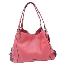 edie shoulder bag in red leather