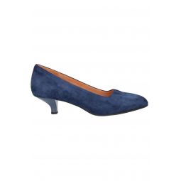 womens kavan heeled pumps in navy suede