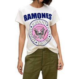 ramones classic seal tour tee in stone vintage