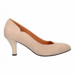womens bamell leather pumps in taupe raindrop