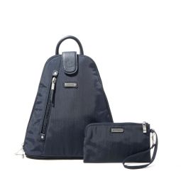 womens metro backpack with rfid phone wristlet