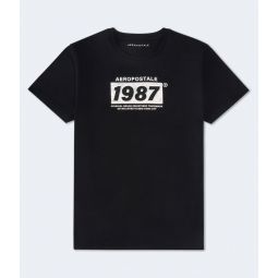 1987 box logo applique graphic tee