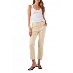 easy army trouser in creme brulee