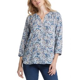 pintuck blouse
