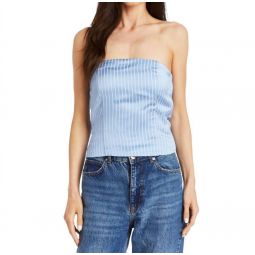 antonia shadow stripe top in sky