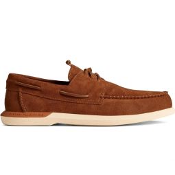 mens a/o plushwave 2.0 boat shoes in camo brown/brown