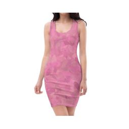camo dress in pink