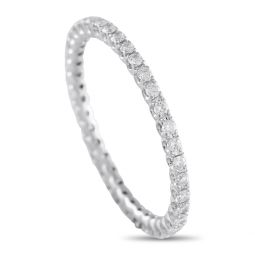 18k white gold 0.45 ct diamond eternity ring mf35-090225